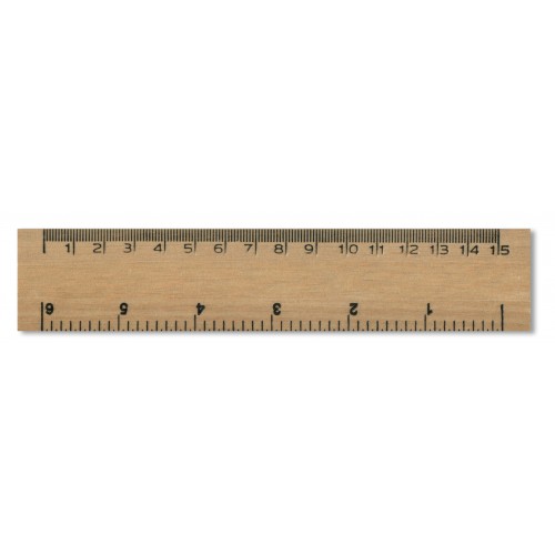 six inch ruler